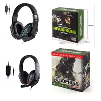 Cheap Stereo Gaming Headset For Xbox one PS4 PC 3.5mm Wired Over-Head Gamer Headphone With Microphone Volume Control Game Earphone