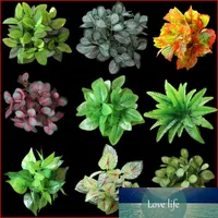 Vendita affrettata in plastica imitazione Fern verde finto erba piante artificiali decorazione di nozze pianta fiori artificiali fiori a buon mercato