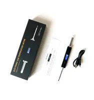 Elektrisk Terp -mätare laddningsbar batteritermometer Oil Digital Vape Cartridge LCD Display Bag DAB Temp engångsång med mikro USB
