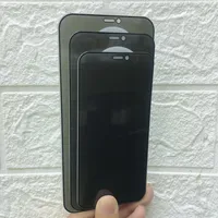 Privacidade iPhone Para vidro temperado 12 mini-12pro 11 Pro Max XS X 6 7 8 Plus 5 Dark Limpar Protetor de Tela Anti-Spy