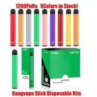 100% Original Kangvape Slick Plus Pod Disposable Starter Kit E-cigarette 1200 Puffs 700mAh Battery 4ml Pods Device System Vape Pen265r