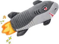 Kleines und mittleres Hunde-Shark-Plüsch-Spielzeug eingebautes Quietschen
