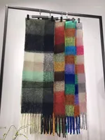 Las bufandas de las mujeres mezclas de lana de las mujeres otoño invierno típico bufanda anchos lentes largo mantón envoltura manta tippet caliente (etiqueta puesta en paquete) 1