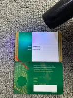 2020 New Watch de la carte Qualité Greenest Personnalisé Carte de garantie Panneau d'impression Numéro de série Adresse Hologram Card Price Étiquette