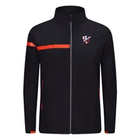 SD Huesca Fútbol Club New aptitud de los deportes de fútbol Jumper chaqueta caliente con la chaqueta ropa de manga larga con capucha de los hombres para unisex