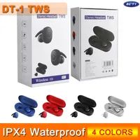 DT-1 TWS Bluetooth fone de ouvido 5.0 fone de ouvido com microfone parafusos automáticos earbuds para iPhone 12 mini 11 xs max