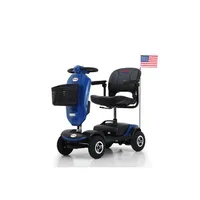 US Stock Compact Travel Electric Power Mobility Scooter Bikes for Adults -300 lbs Max Weight , 300W Motor, a26 a05243b