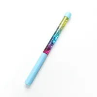 Gökkuşağı Drift Kum Yaratıcı Tükenmez Kalem Glitter Kristal Renkli Kids Yenilik Kırtasiye Hediye Ofisi Eğlence Yayın Çal Topu Kalem Relax