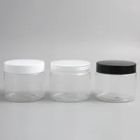 Bottiglie di imballaggio 30 x vuoto Big 5 once 6oz 250g Plastica Cream Cream Jar Cosmetico Packaging Box Pot Trucco Face Mano Container1