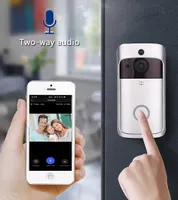 지능형 Visual Doorbell 비디오 도어 폰 V5 무선 WiFi 원격 홈 모니터링 인터폰 야간 투시경 PIR