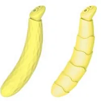 NXY Vibradores Dupla Massager Vibrante Banana Vibrador Clitóris Butt Plug Anal Erotic G Spot vagina Adulto Sexo Brinquedos para Mulher 1223