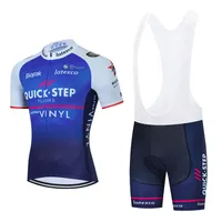 2022 Team Quick Step Cycling Jersey Bike Shorts 20D Bib Set Ropa Ciclismo Mens MTB Zomer Pro Fietsen Maillot Bottom Clothing