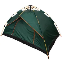 Tents And Shelters 1pc Foldable Oxford Cloth Tent Fully Automatic Outdoor Supplies For Travel Camping(Green)