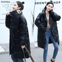 여성 다운 파카 스 도시 겨울 여성용 코트 재킷 2021 솔리드 컬러 패션 편안한 여성 코트 자켓 겉옷
