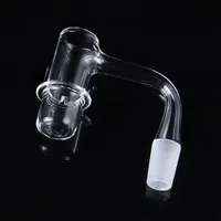 UFO Style OD 25mm Smoking Accessories Seamless Fully Weld Quartz Banger 10mm 14mm Male Joint For Glass Bongs Banger Nails