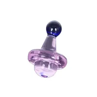 2022 Smoking Accessories Colorful Carb Cap Glass Cigarette cover UFO cigarette nail covers for glass bong dab rig water pipe quartz banger