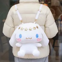 Bonito dos desenhos animados orelhas de coelho mochila para meninas  adolescentes senhoras mochila orelhas de gato saco de escola mochila  feminina 2020