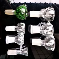 14mm 19mm Water Pipes male female Herb Slide Dab Pieces Glasses Dry Bowl Tobacco bowls for Glass Bongs 139 K2