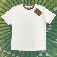 T-shirt maniche corte per le strade con 2 colori della lettera superiore stampa maglietta da uomo donne nero bianco estate moda casual off graffiti t s s s