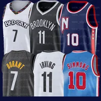 7 Kevin Irving Durant Brooklyn''Nets''Basketball Jerseys Simmons 11 Kyrie 25 Ben Men Jersey