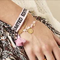 2021 Mode vrouwen armband geschenk katoen vriendschap armbanden handgemaakte gevlochten stof sieraden luxe designer stijl met borduurwerk