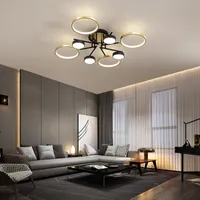 Moderne neue LED-Kronleuchter Lichter für Schlafzimmer Küche Wohnzimmer Speiseraum Innenbeleuchtung Lampen Luminaria AC 90-260V Luster Para