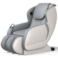 Duży obszar Włókno Carbon Hot Compress Smart + Zero Gravity Strona główna Pilot zdalnego sterowania Krzesło masażu Bluetooth Luksusowy kształt