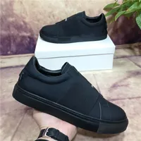 Design shoes paris urban street webbing sneakers in leather womens Men white elastic bands Trainers low top slip on Casual GIVENCHIES HhV