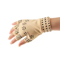 2021 Magnetisk terapi Fingerless handskar Artrit smärtlindring Hälsningsfogar Braces stöder vårdverktyget fotvårdsverktyg
