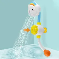 Eğlenceli bir sürü bebek banyo duş başlığı, sevimli bulut musluğu, bebek banyo püskürtme püskürtme oyuncakları için toddler tarafından sevilen yenidoğan bebekler için enayi