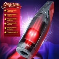 2022Male Intelligent Toy Automatic Sucking Heating and Telescopic Rotating Aircraft Cup Electric Masturbator Cup Sex Toys for Men