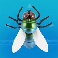 الأشعة تحت الحمراء للتحكم واقعية realfly rc الحيوان يطير الحشرات لعبة هدية الأدوات electrontos لعب للأطفال LJ201105