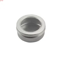 150ml Lip Balm Recipientes de Creme de Creme Jars Box Lotion Latas Latas de Alumínio Potenciômetros de Metal Engarrafamento Recarregável 24 Pçs / Lotgoods