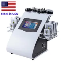 Lager in den USA 40k Ultraschallkavitation Maschine 8 Pads Fettabsaugung llt Lipo Laser RF Vakuumlipo Slimming Machine Salon Spa-Ausrüstung FedEx