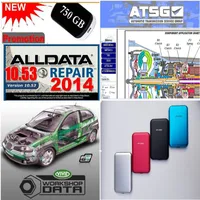 2020 Hot Auto Repair Soft-Ware AllData 10.53 med USB 3.0 750GB hårddisk hårddiskdiagnostisk verktyg