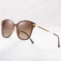 Lunettes de soleil lunettes de soleil polarisées pour hommes Vintage rétro de luxe de luxe Square rand designer surdimensionné femelle oculos gafas1