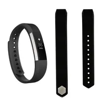 Sport-Bands Neue Ersatz-Handgelenk-Band Silikon-Strap-Verschluss für Fitbit Alta Smart Watch-Armband 18 Farbe kleine große Persönlichkeitsmode