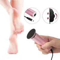 Rechargeable bezprzewodowa elektryczna stopa naskórka Callus Remover Machine Narzędzia Pedicure Foot Heel Care Tool with Sandspaper Discs 220301