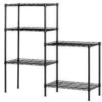 Changeable Assembly Floor Standing Carbon Steel Storage Rack Blacka17 a47 a44