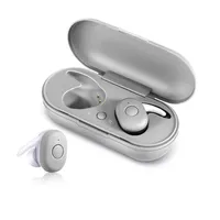 DT-1 DT1 TWS Fone de Ouvido Bluetooth Verdadeiro Fone de Ouvido Sem Fio Stereo À Prova D 'Água Esporte Fone de Ouvido com Microfone Carregamento para iPhone 12 Mini 11 xs Max