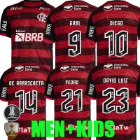 Flamengo Soccer Jerseys 2022 2023 Fans Player Versie David Luiz Diego E.ribeiro Gabi 22 23 Football Shirts Thiago Maia Pedro de Arrascaeta Mannen Dames Kids Camiseta A20