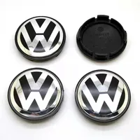 100pcs per VW Wheel Center Hub Cap 3B7 601 171 65mm Cover Hub Sostituzione Emblemi di ricambio Badge Logo Badge