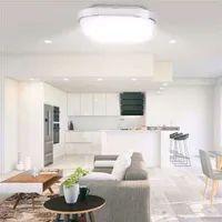 Sıcak Satış 85-265 V LED Tavan Işık Kare Şekli Işıkları Oturma Odası Yatak Odası Lamba Kademesiz Karartma (18 W) Yüksek Parlaklık Tavan Işıkları