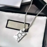 Long Section Desingers Necklace Fashion Charm Retro Style Top Quality Silver Color Leisure Pendants for Unisex Jewelry Supply Good Nice