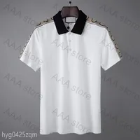 2021SS Designer Polo Shirts Men Luxury Polos Casual Mens T Shirt Snake Bee Letter Print Brodery Fashion High Street Man Tee 0001