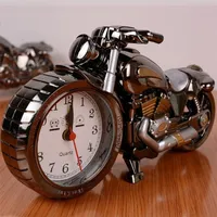 Forma de reloj de alarma de motocicleta Forma creativa retro regalos de lujo Muebles de lujo Boutique Decorador de hogar HG99 LJ201212