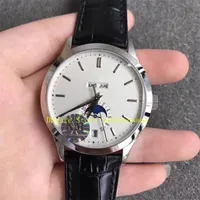 3 Style Top Cal.324 S Automatic Watch Mens White Dial Sapphire 5396G-011 Complications Annual Calendar 38mm 5396G Leather Strap KMF Men KM Factory Watches