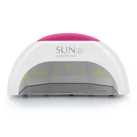 SUNV SUN2C 48W Lámpara de uñas UV SUN2 Secador para sensor de infrarrojos de gel Uvled con Silicone Rose Pad Salon Uso 220314