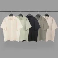 2021夏のファッションTシャツメンズ反射ポロスデザイナーシーズン7 Tシャツチェストレターラミネートプリントトップレディース半袖ハイストリートの特大：カジュアルTE H7T3＃