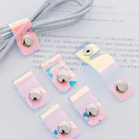 Hooks Rails Line Storage Clip Laser Snap Button Winder Portable Earphone Data Cable Buckle Rack Organizer Fast Fit Wire Clips